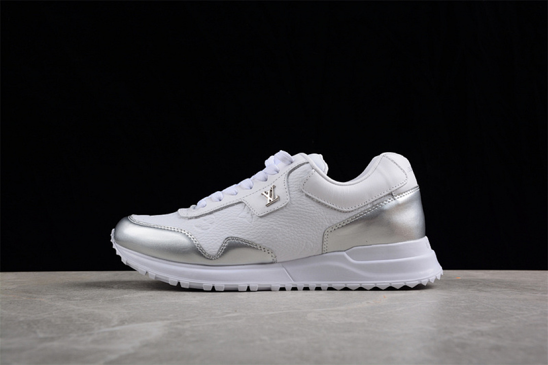 Louis Vuitton Louis Vuitton L*V RUN AWAY SNEAKERS WHITE/WHITE/SILVER · 0317174H56, photo 1