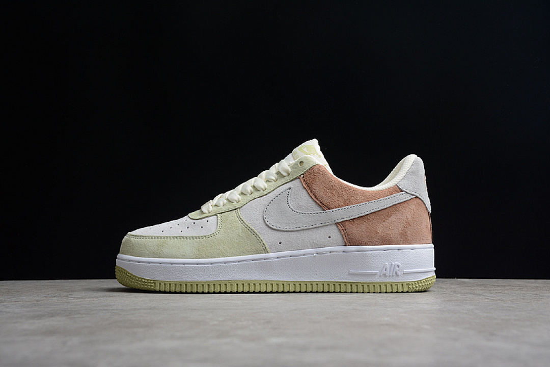 Nike [DL5819-618]-[AIR FORCE 1 LOW 07 GRASS GREEN LIGHT GREY/BROWN/BEIGE]-[WOMAN:36-39]-[MAN:40-45], photo 1