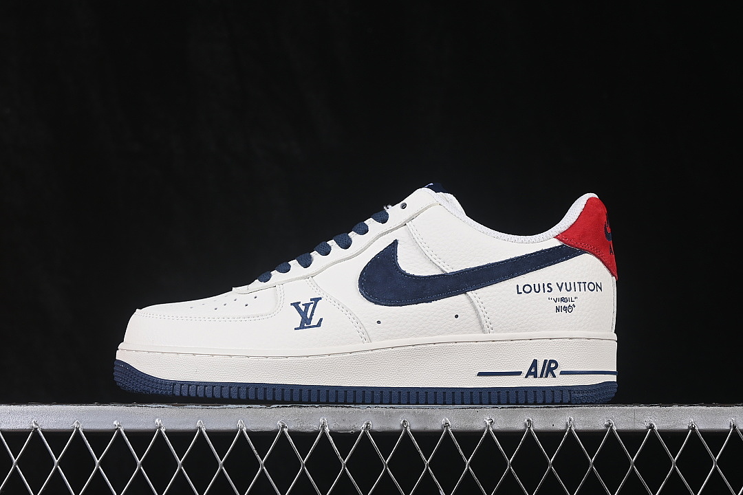 Nike Nike AIR FORCE 1 07 LOW CASUAL SNEAKERS NAVY BLUE/WHITE · LV2288-005, photo 1