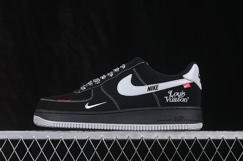 Nike Nike AIR FORCE 1 07 LOW CASUAL SNEAKERS DARK GRAY/BLACK · LV2288-009, photo 1