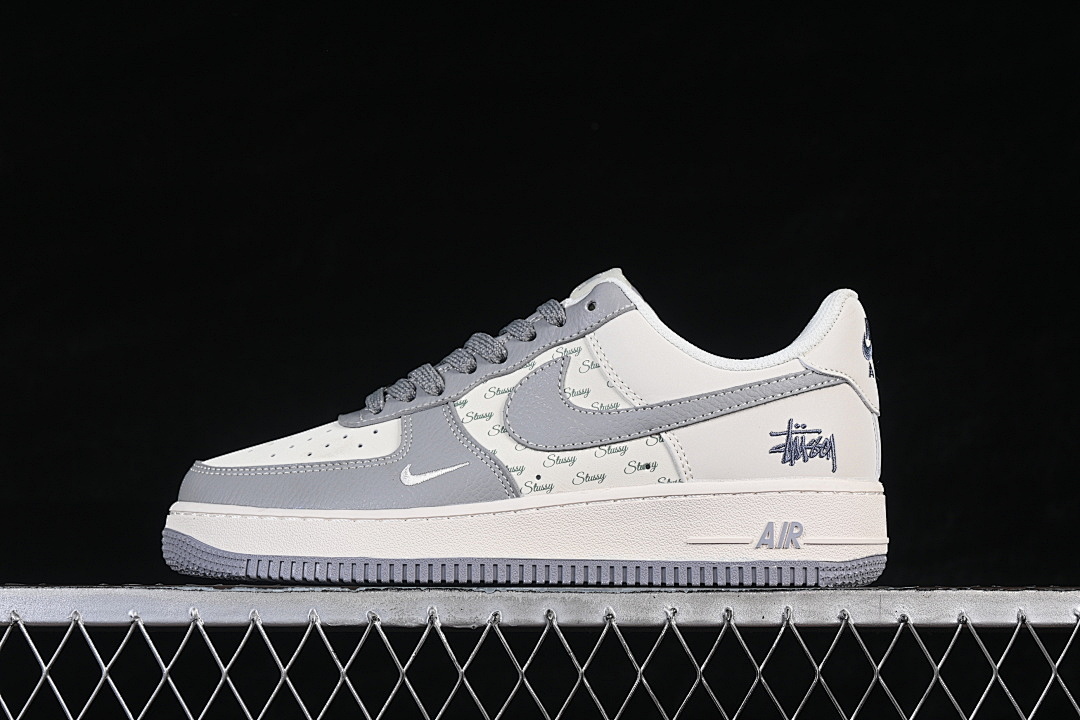 Nike [HH7518-082]-[AIR FORCE 1 07 LOW LOW-TOP CASUAL SNEAKERS WHITE/GREY]-[WOMAN:36-39]-[MAN:40-45] - Image 2