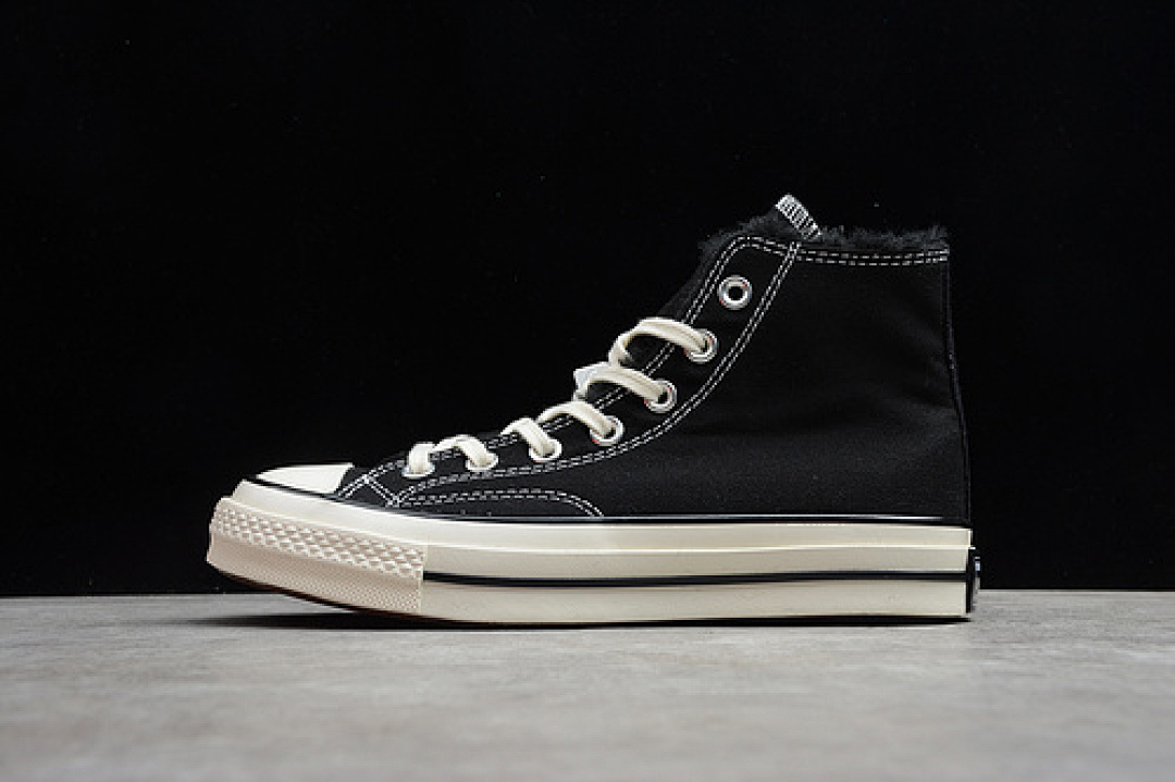 Converse Converse CHUCK TAYLOR ALL-STAR HIGH 70S BLACK/BLACK/WHITE · 162050C, photo 1