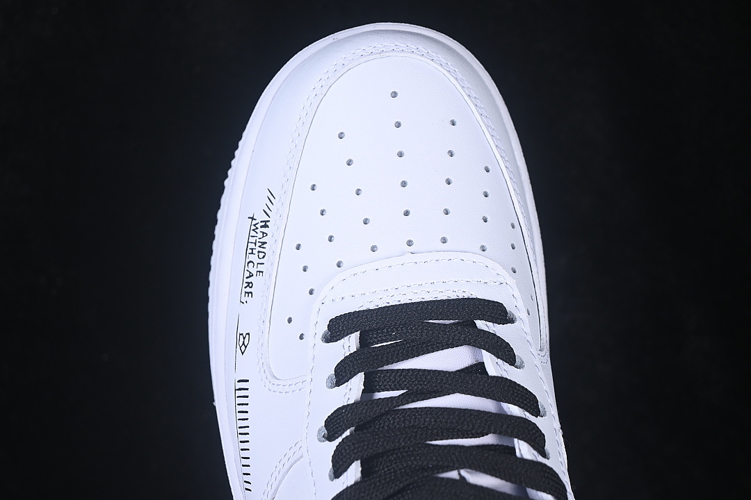 Nike [CW2288-111]-[AIR FORCE 1 07 LOW CASUAL SNEAKERS WHITE/BLACK]-[WOMAN:36-39]-[MAN:40-45] - Image 9