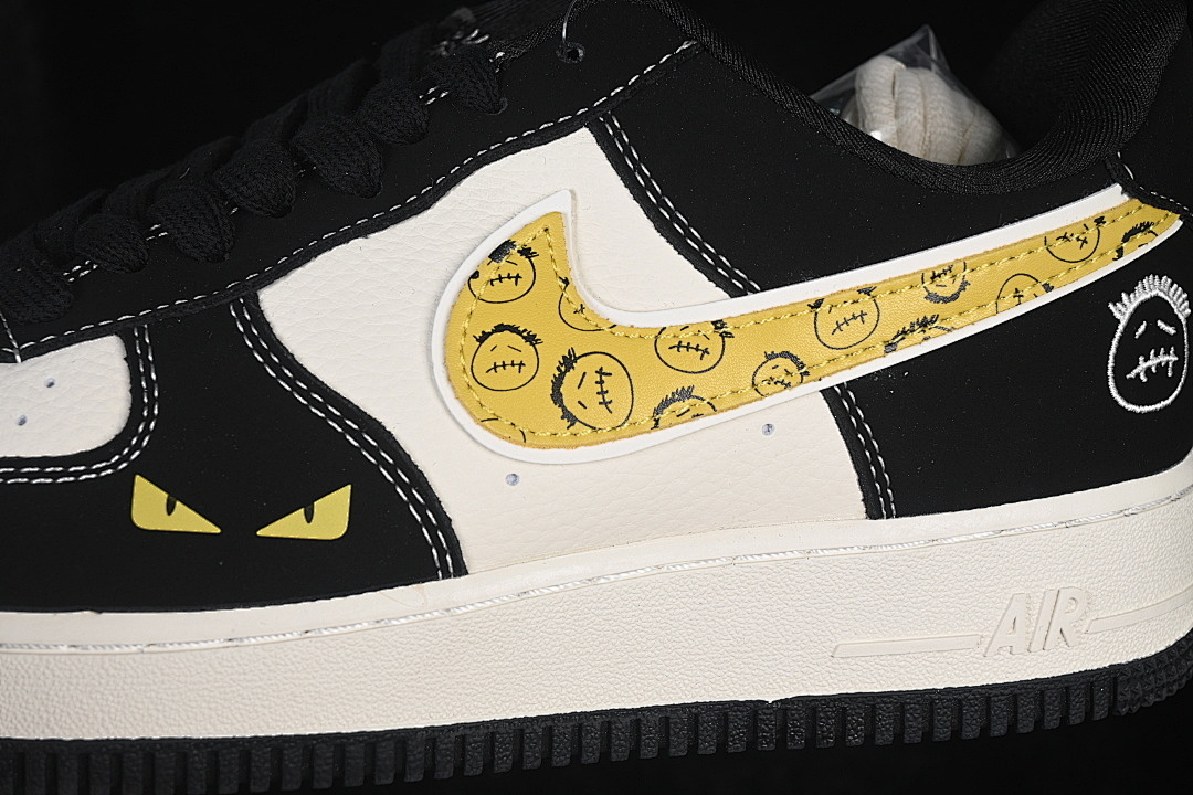 Nike [BK1916-006]-[AIR FORCE 1 07 LOW CASUAL SNEAKERS WHITE/BLACK]-[WOMAN:36-39]-[MAN:40-45] - Image 8