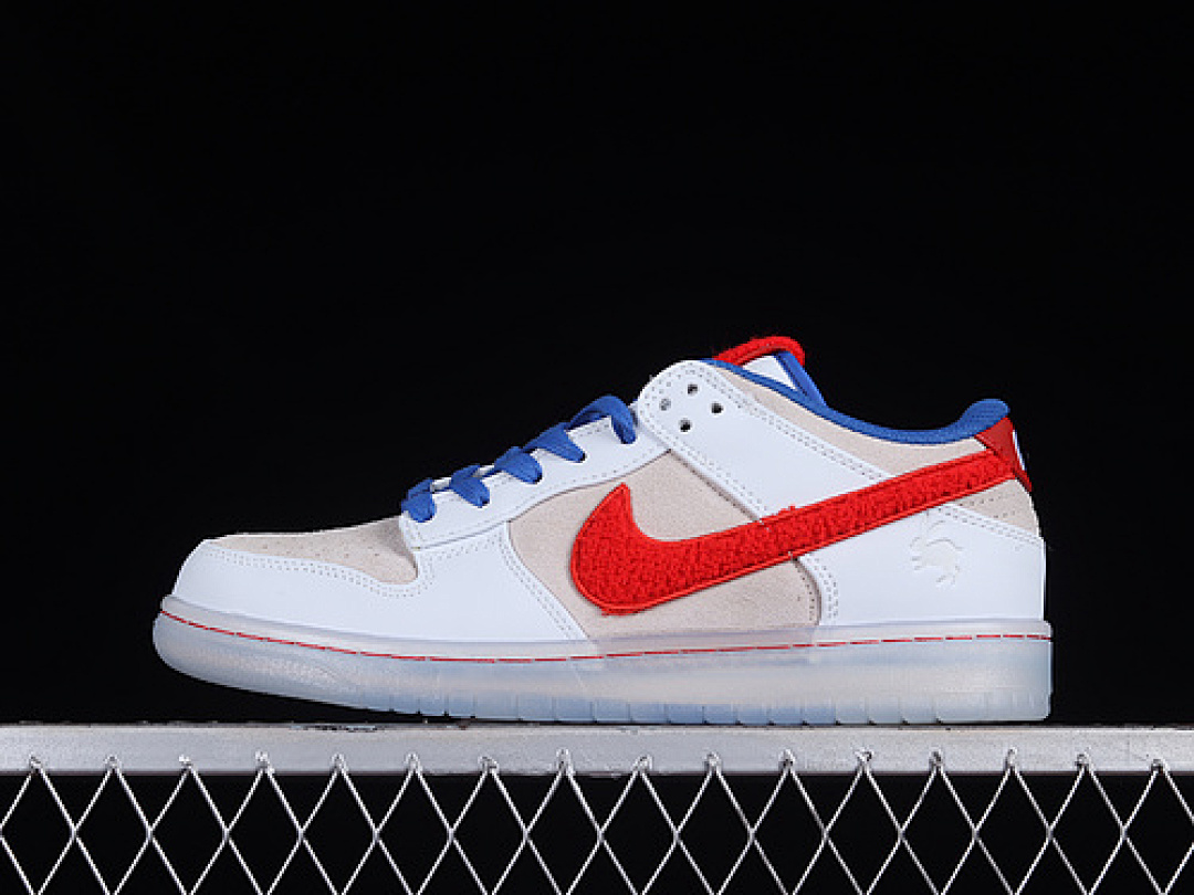 Unbranded [DR5688-100]-[SB DUNK LOW WHITE/GREY/RED/BLUE]-[WOMAN:35-39]-[MAN:40-45], photo 1