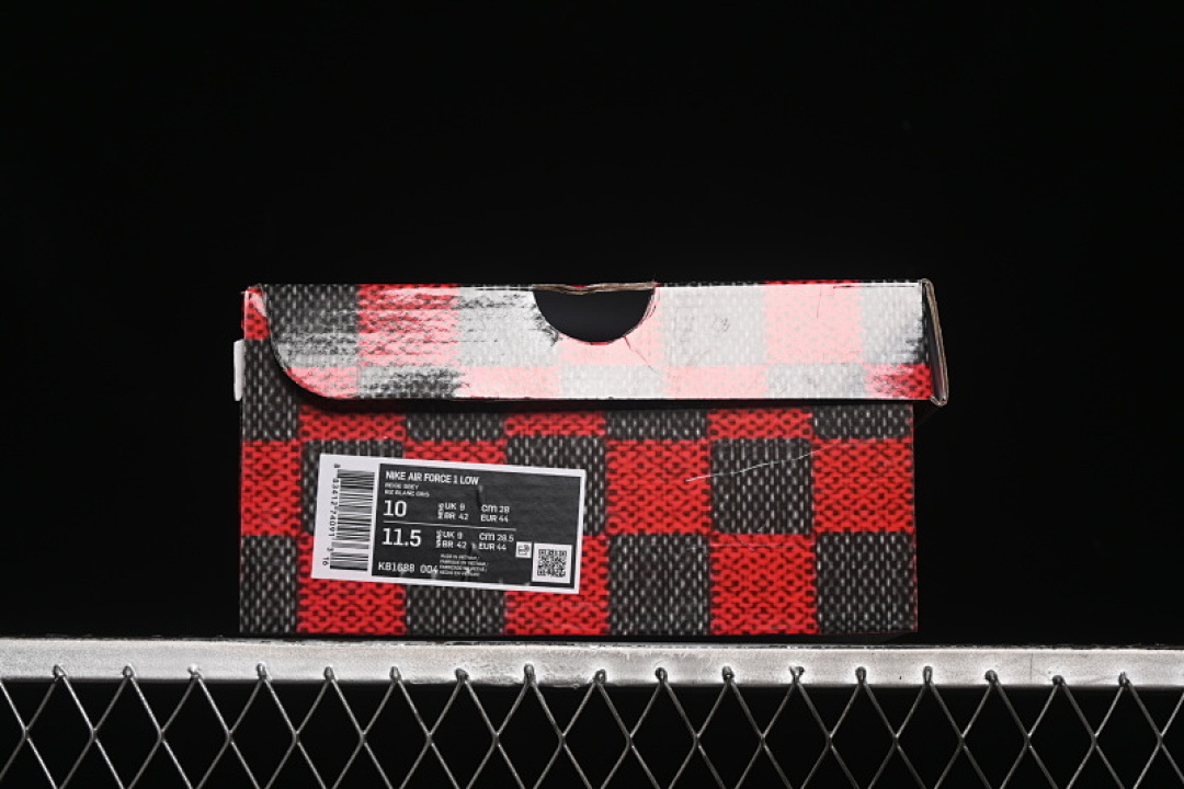 Nike [KB1688-004]-[AIR FORCE 1 07 LOW SUPREME RED/YELLOW/PURPLE/BLACK]-[WOMAN:36-39]-[MAN:40-45] - Image 12