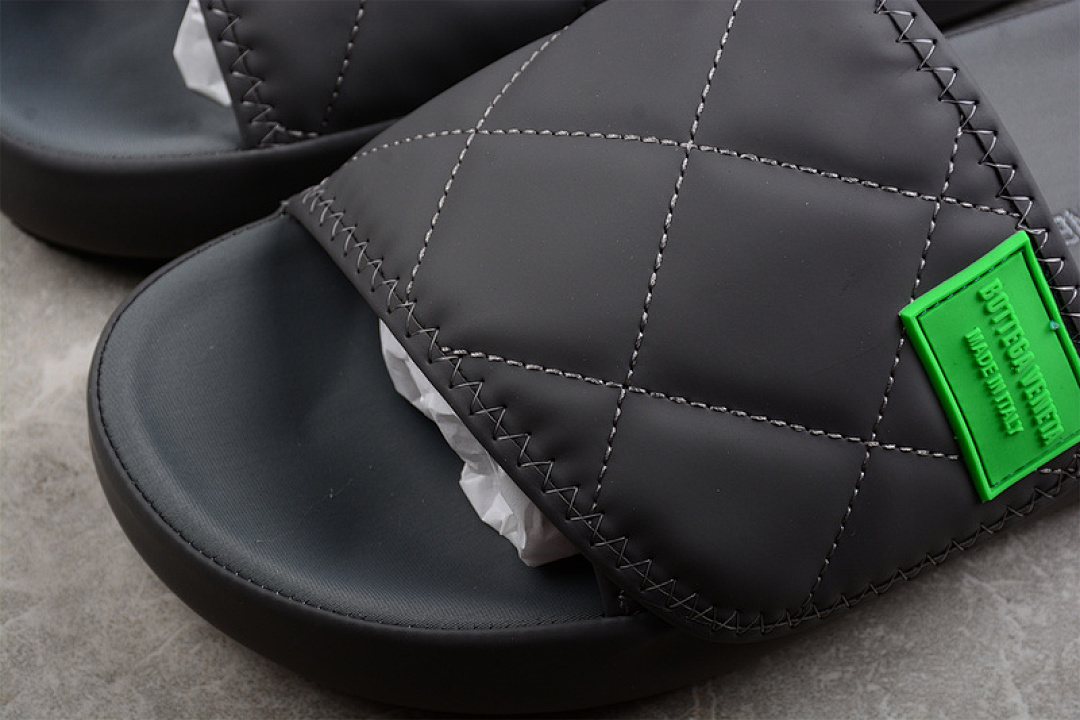 Bottega Veneta [B*V 2022 VELCRO SLIPPERS DARK GREY/DARK GREY]-[MAN:39-45] - Image 7