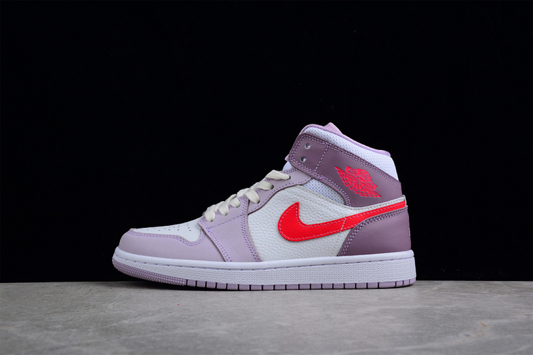Jordan [DR0174-500]-[AIR JORDAN 1 MID VALENTINE'S DAY IRIS WHISPER/AMETHYST WAVE/DOLL/SIREN (RED]), photo 1