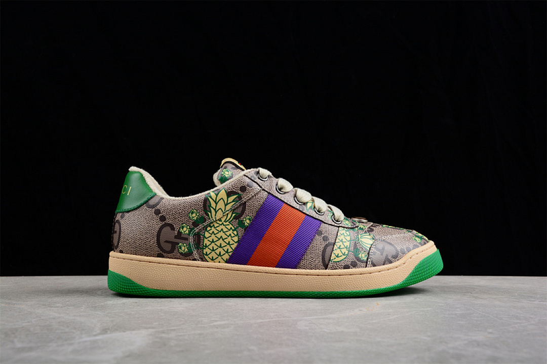 Gucci [GU*CCI DISTRESSED SCREENER SNEAKER GREY/PURPLE/RED-GREEN]-[WOMAN:35-39]-[MAN:40-45] - Image 16