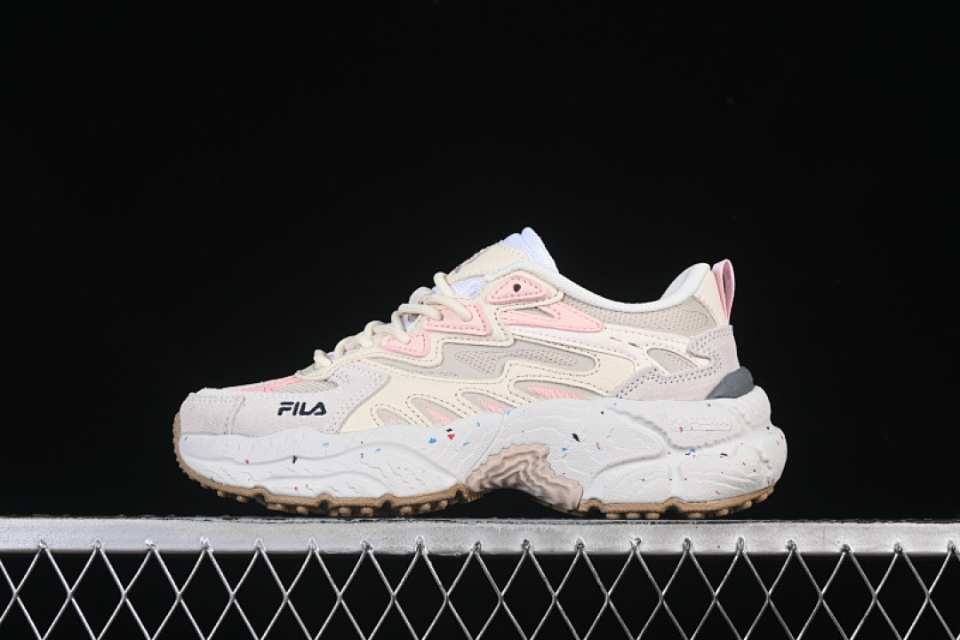Fila [F12W331101ABS]-[FILA HERITAGE FLUID WHITE/GREY/PINK]-[WOMAN:35.5-40], photo 1
