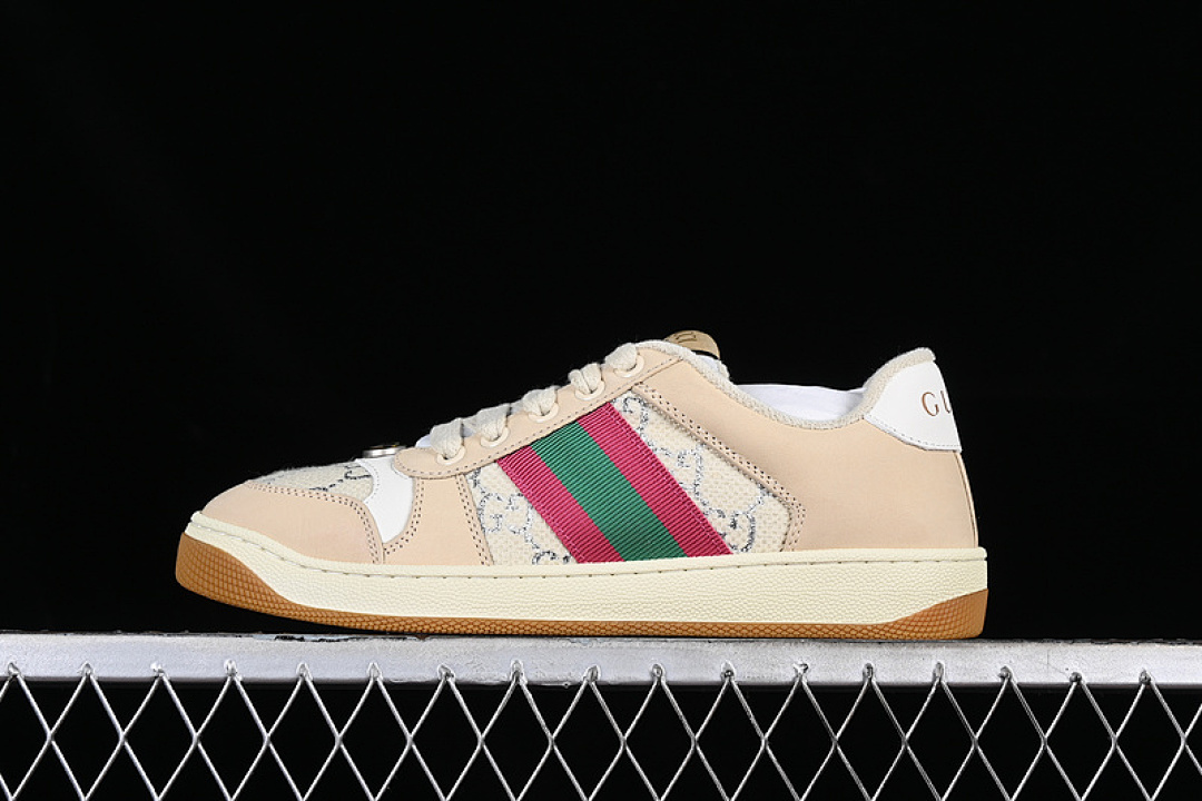 Gucci [9Y9209443]-[GU*CCI DISTRESSED SCREENER SNEAKER WHITE/BROEN/GREY/RED/GREEN]-[WOMAN:35-40] - Image 17