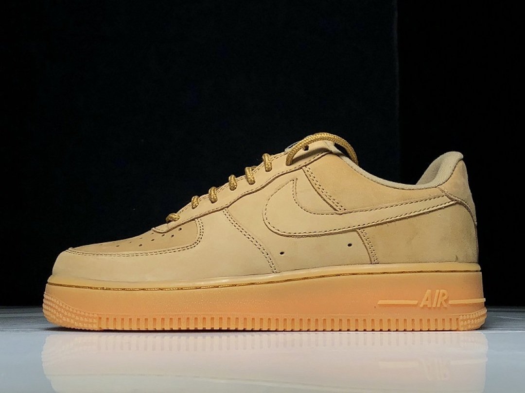 Nike Nike AIR FORCE 1 LOW FLAX/FLAX-GUM LIGHT BROWN-OUTDOOR GREEN · AA4061-200, photo 1