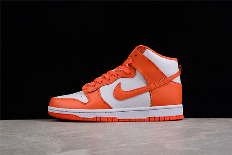 Nike SB DUNK HIGH SP SYRACUSE 2021 WHITE/ORANGE BLAZE · DD1399-101, photo 1