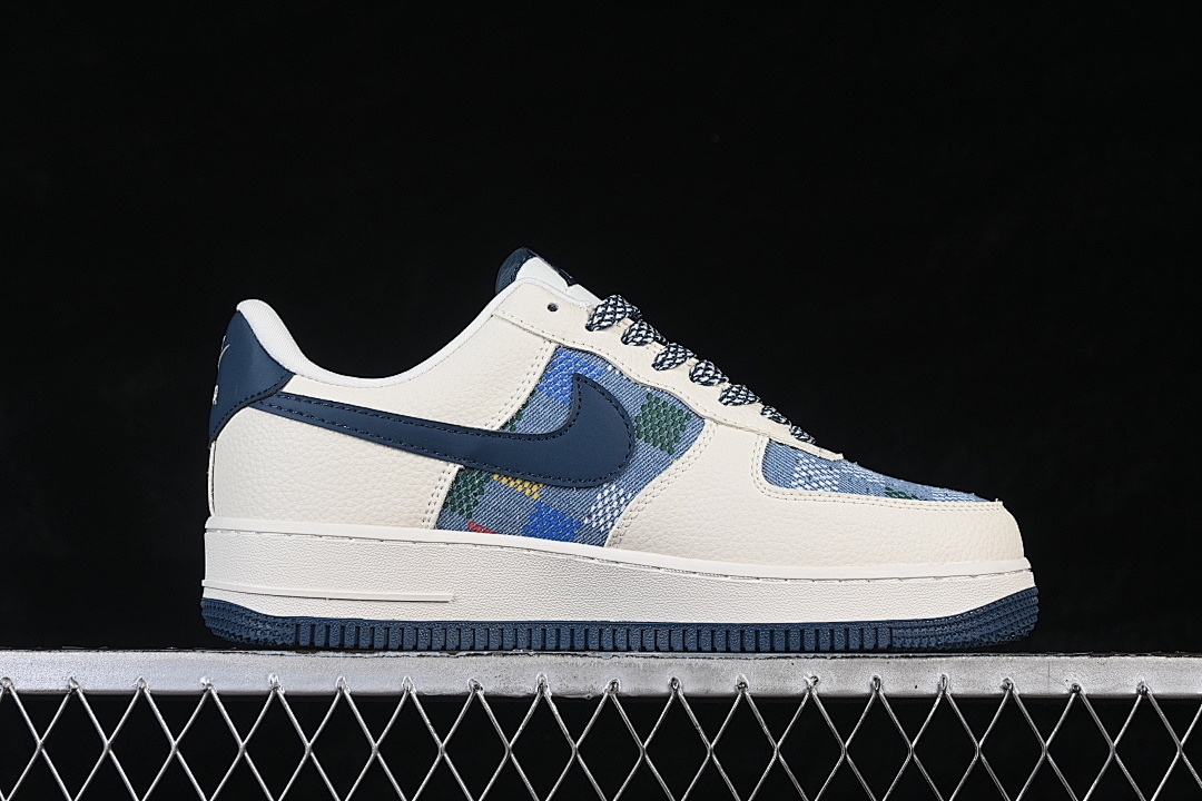 Nike [LD1999-005]-[AIR FORCE 1 07 LOW WHITE/NAVY BLUE]-[WOMAN:36-39]-[MAN:40-45] - Image 16