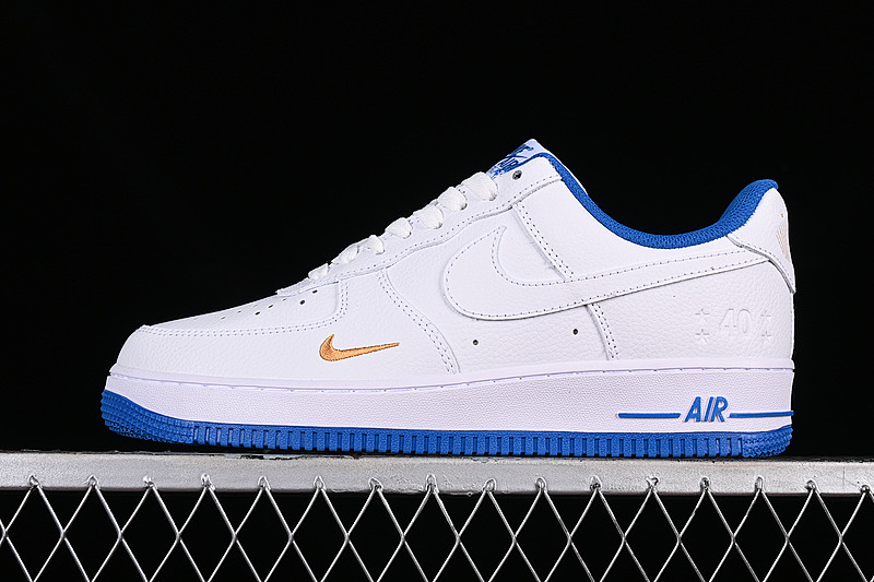 Nike Nike AIR FORCE 1 07 LOW BLUE/GOLD/WHITE · DD1225-005, photo 1