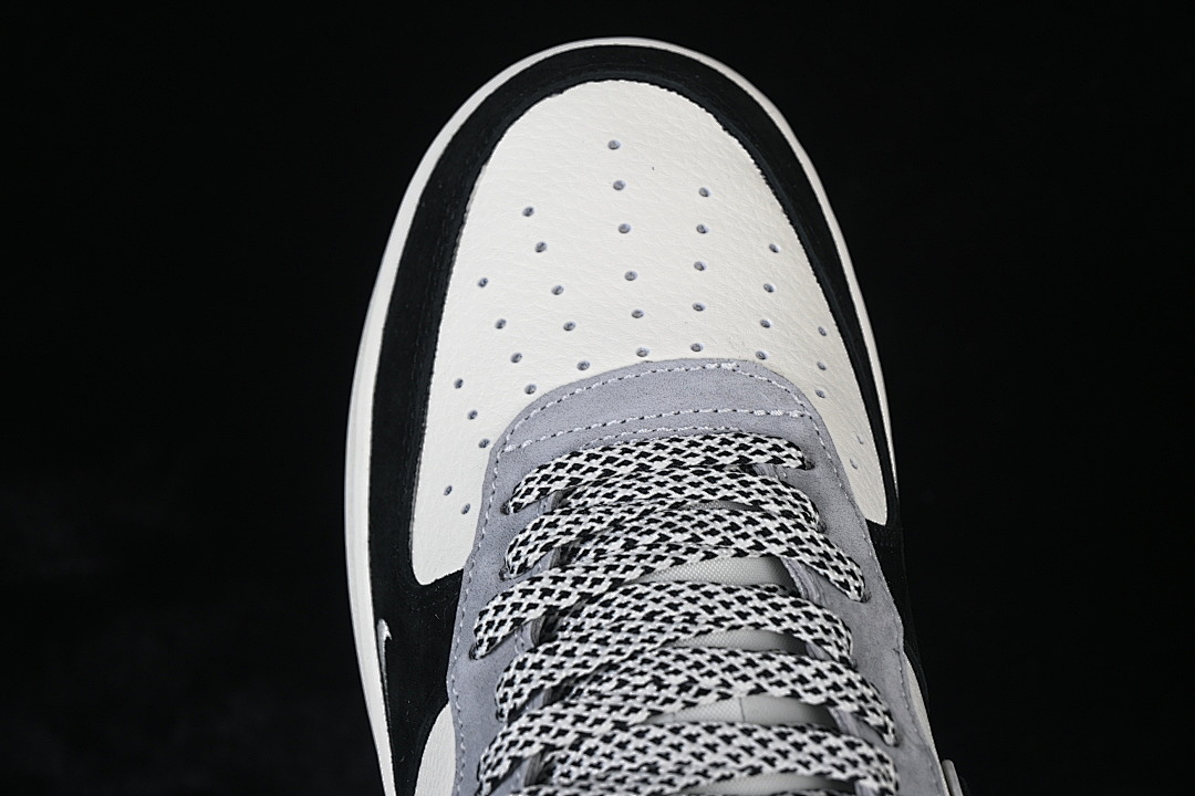 Nike [SS1979-013]-[AIR FORCE 1 07 LOW WHITE/BLACK/GREY]-[WOMAN:36-39]-[MAN:40-45] - Image 10