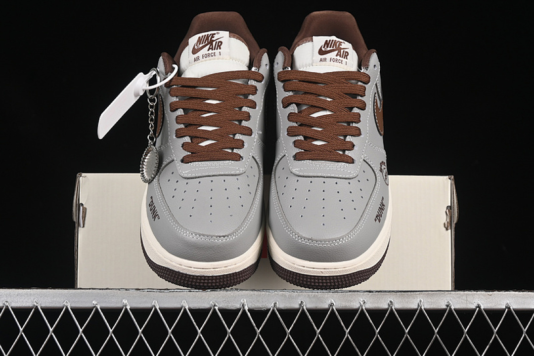 Nike [KK1988-073]-[AIR FORCE 1 07 LOW GREY/BROWN]-[WOMAN:36-39]-[MAN:40-45] - Image 13
