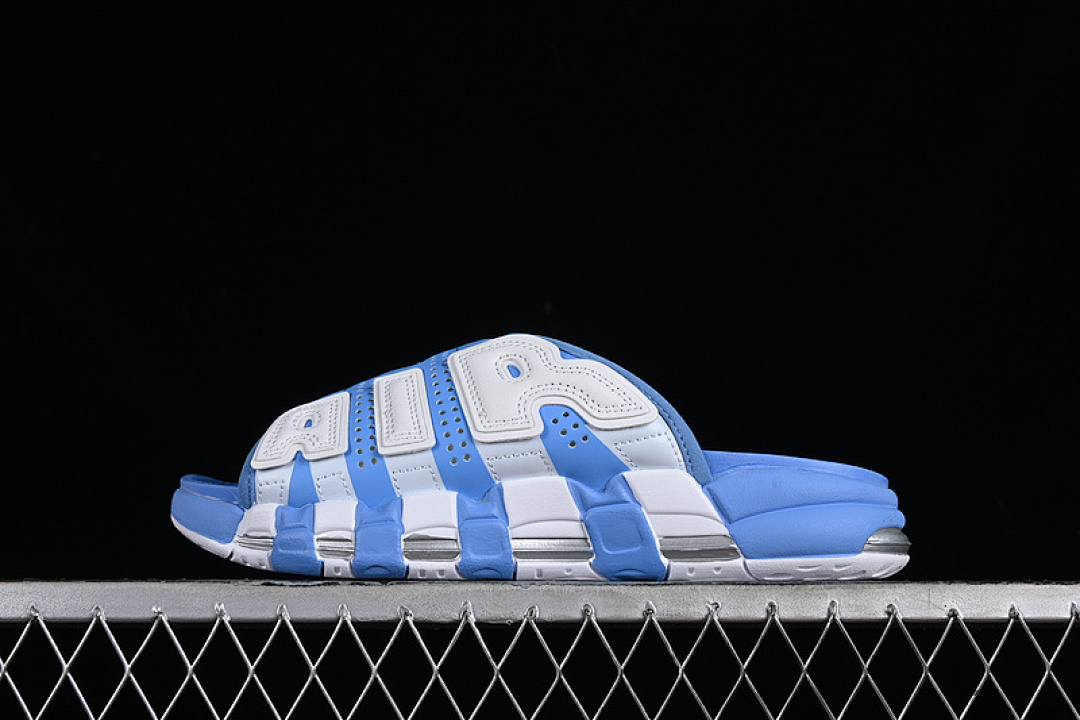 Nike [FD9883-400]-[AIR MORE UPTEMPO SLIDE UNC UNIVERSITY BLUE/WHITE]-[WOMAN:36-39]-[MAN:40-45] - Image 2