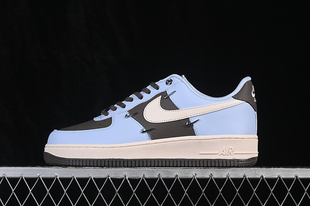 Nike [IV4089-011]-[AIR FORCE 1 LOW HYDROGEN BLUE/IRON GREY]-[WOMAN:35.5-39]-[MAN:40-45] - Image 2