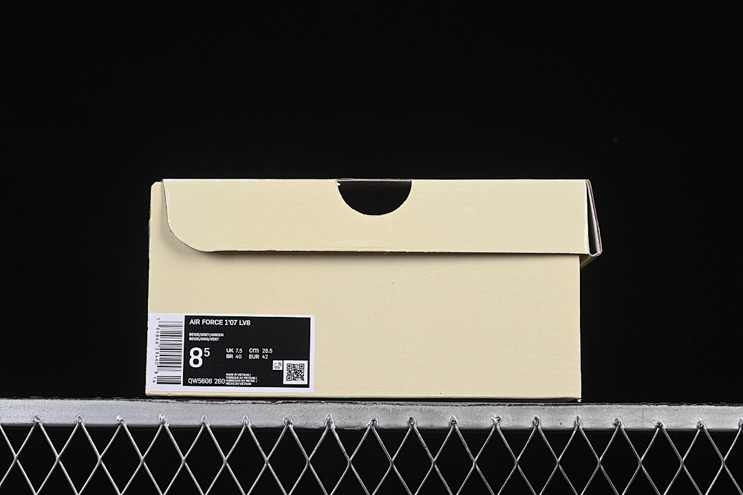 Nike [QW5606-260]-[AIR FORCE 1 07 LOW WHITE/GREY/GREEN]-[WOMAN:36-39]-[MAN:40-45] - Image 12