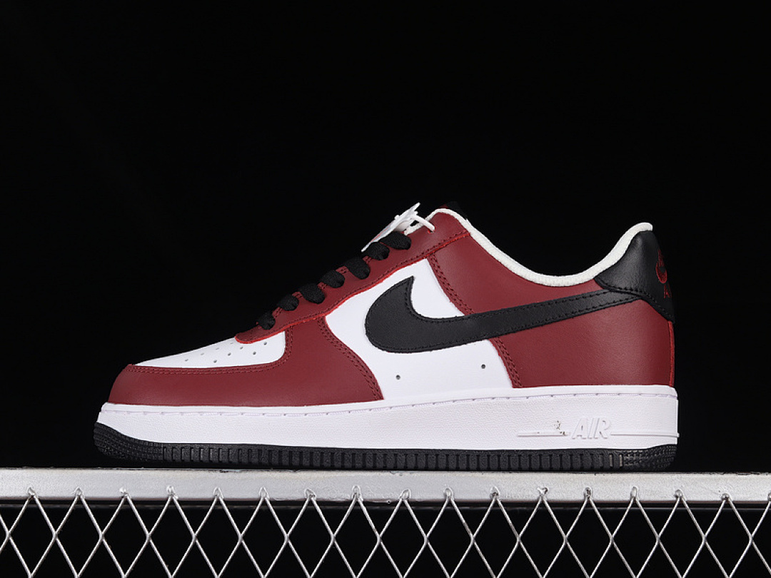 Nike [FD0300-600]-[AIR FORCE 1 LOW 07 DARK RED/WHITE/BLACK]-[WOMAN:36-39]-[MAN:40-45], photo 1