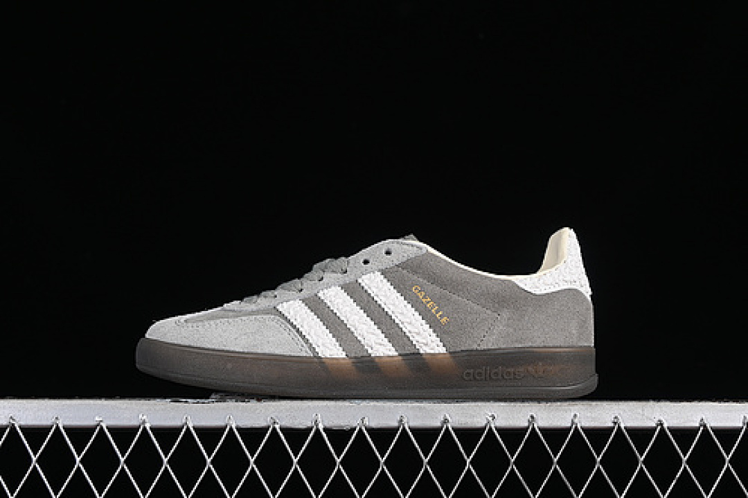 Unbranded [IF1807]-[ORIGINALS GAZELLE INDOOR WHITE/GREY]-[WOMAN:35.5-39]-[MAN:40-45], photo 1