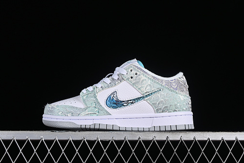 Nike DUNK LOW SB CNY WHITE/GREY/BLUE/GREEN · DV0831-101, photo 1