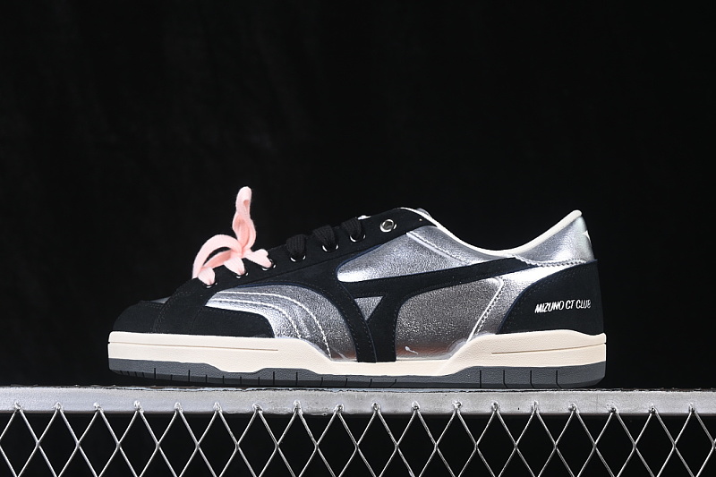 Mizuno Mizuno CT CLUB BREATHABLE CASUAL SNEAKERS SILVER/BLACK · D1GH261013, photo 1