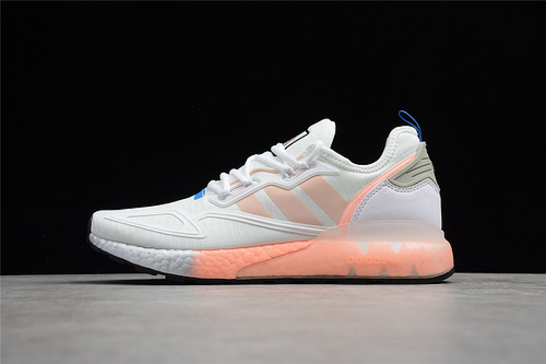 Unbranded [FZ3900]-[ZX 2K BOOST SHOES CRYSTAL WHITE/TRUE PINK/MATTE SILVER]-[WOMAN:36-39]-[MAN:40-45], photo 1