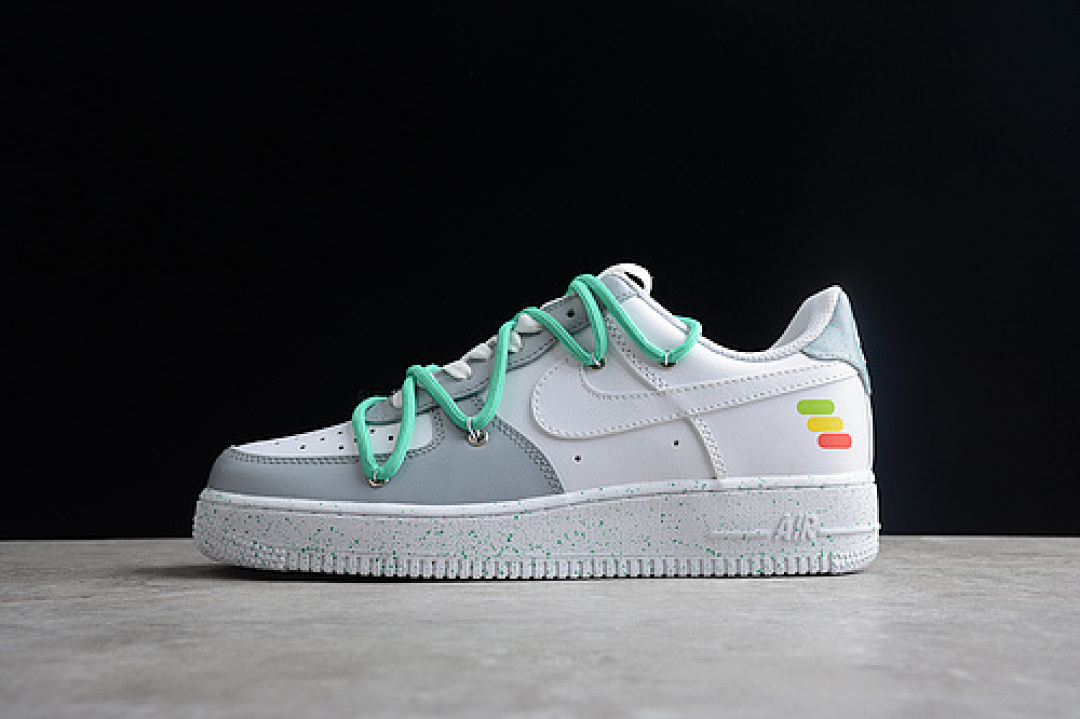 Nike Nike AIR FORCE 1 LOW WHITE/GREY/GREEN · CW2288-111, photo 1