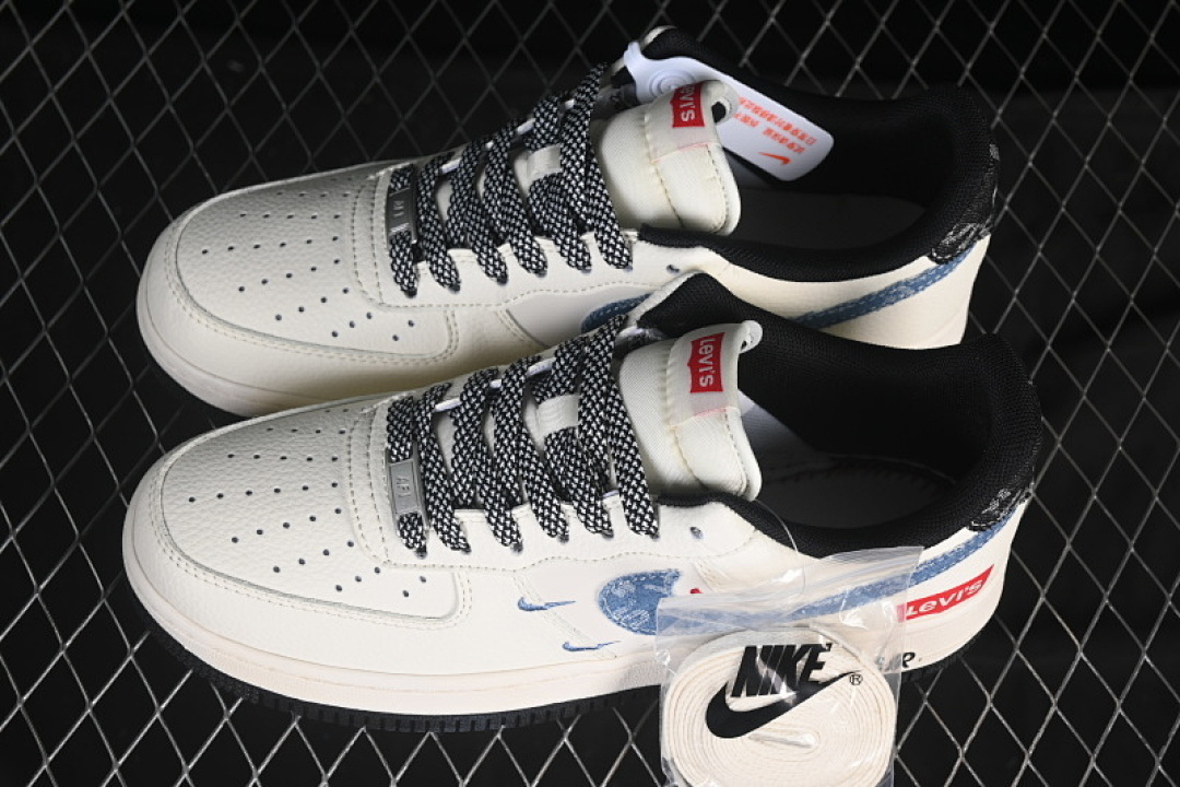 Nike [QW5606-261]-[AIR FORCE 1 07 LOW BLACK/BLUE/WHITE]-[WOMAN:36-39]-[MAN:40-45] - Image 11