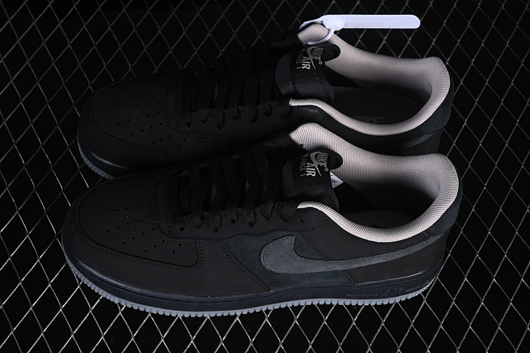 Nike [IQ9791-001]-[AIR FORCE 1 07 LOW BLACK/GREY]-[WOMAN:36-39]-[MAN:40-45] - Image 11