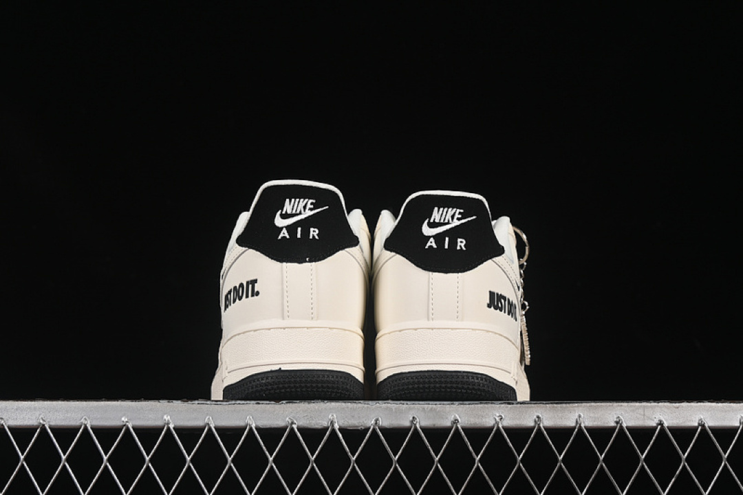 Nike [DF0188-054]-[AIR FORCE 1 07 LOW JUSTDOIT BEIGE/BLACK]-[WOMAN:36-39]-[MAN:40-45] - Image 14