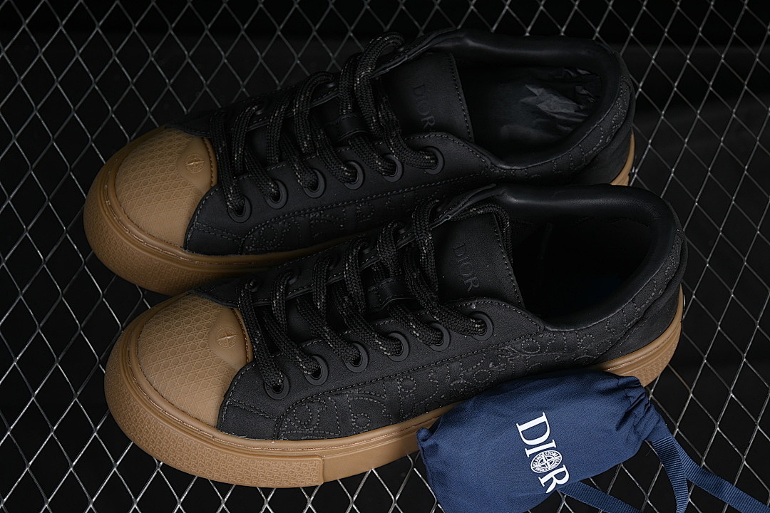 Dior [STONE ISLAND COLLABORATION SERIES OF CASUAL DAD SHOES BLACK/BROWN]-[MAN:40-46] - Image 10