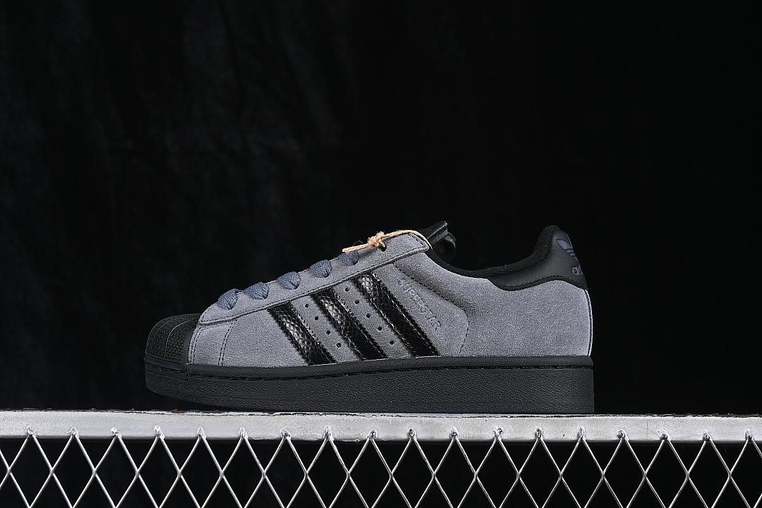 Unbranded [JH7697]-[ORIGINALS SUPERSTAR II SHELL TOE CASUAL SHOES GREY/BLACK]-[WOMAN:35-39]-[MAN:40-45], photo 1