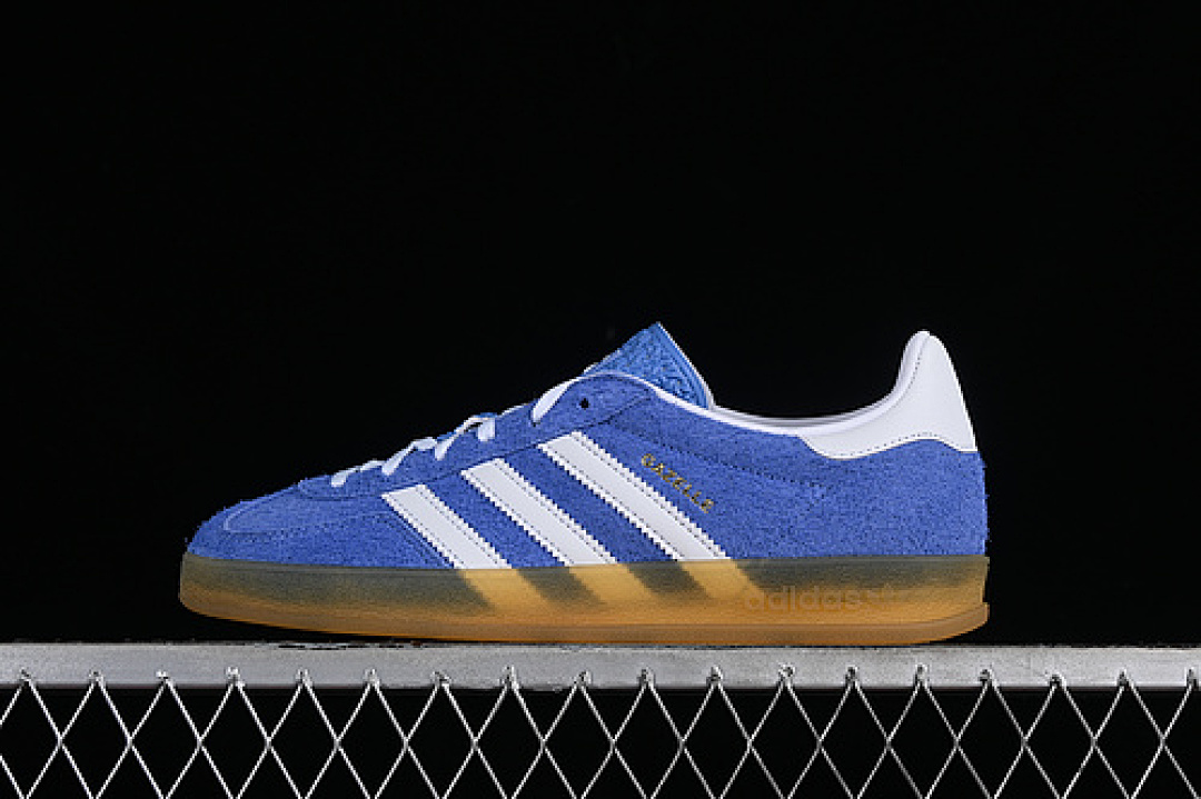 Unbranded [HQ8717]-[ORIGINALS GAZELLE INDOOR BLUE FUSION/FOOTWEAR WHITE/GOLD METALLIC]-[UNISEX:36-47], photo 1