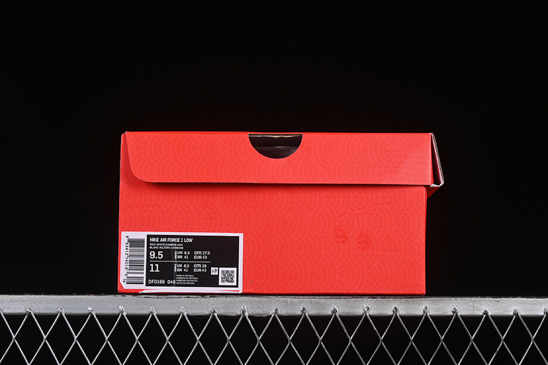 Nike [XZ6188-199]-[AIR FORCE 1 07 LOW RED/WHITE]-[WOMAN:36-39]-[MAN:40-45] - Image 12