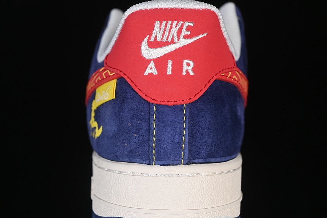 Nike [QW5288-136]-[AIR FORCE 1 07 LOW CASUAL SNEAKERS WHITE/NAVY BLUE/RED]-[WOMAN:36-39]-[MAN:40-45] - Image 7