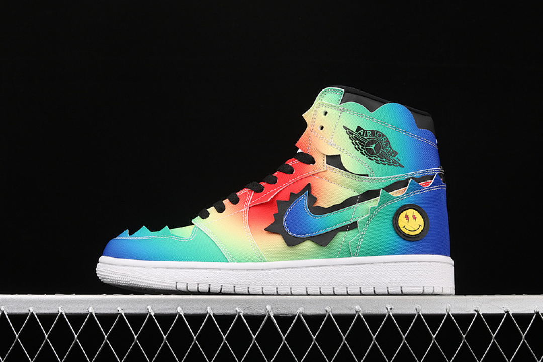 Jordan AIR Jordan 1 HIGH BLUE/MULTI-COLOR · DC1786-125, photo 1