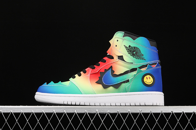 Jordan AIR Jordan 1 HIGH BLUE/MULTI-COLOR · DC1786-125, photo 1
