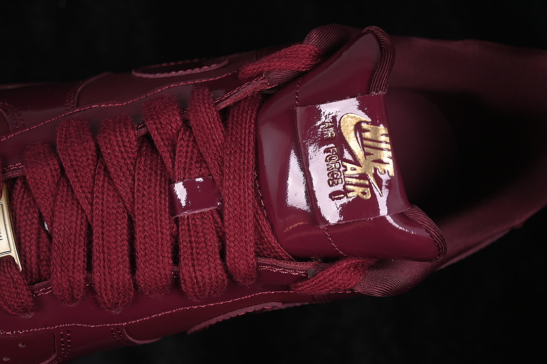 Nike [IO9970-638]-[CENTRAL CEE X AIR FORCE 1 LOW CASUAL SNEAKERS WINE RED/CLARET RED]-[MAN:40-47.5] - Image 8