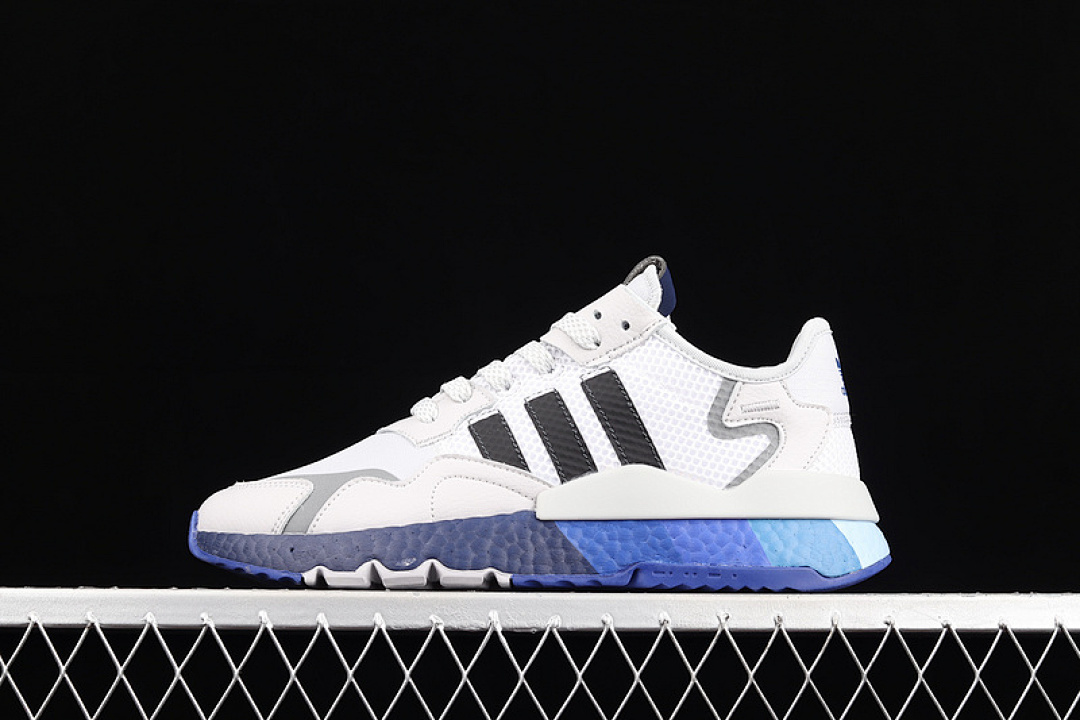 Unbranded [H01716]-[NITE JOGGER 2019 BOOST CLOUD WHITE/CORE BLACK/NAVY BLUE]-[WOMAN:36-39]-[MAN:40-45], photo 1