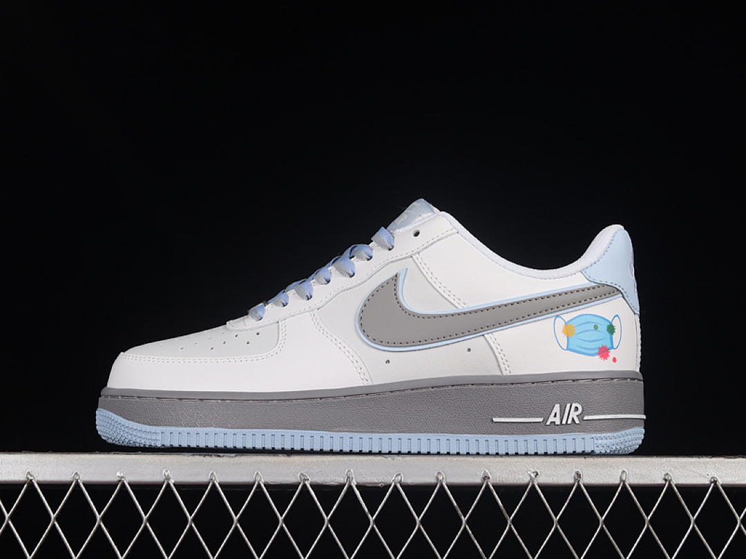 Nike Nike AIR FORCE 1 LOW 07 WHITE/LIGHT GREY/BLUE · ZG0088-803, photo 1