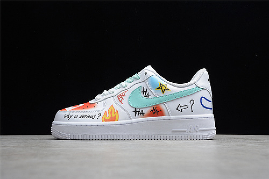 Nike Nike AIR FORCE 1 LOW 07 WHITE/WHITE/MULTI-COLOR · CW2288-111, photo 1