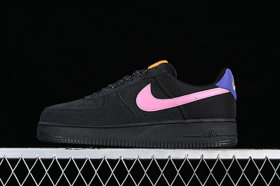 Nike [CD0887-001]-[AIR FORCE 1 07 LOW BLACK/PINK]-[WOMAN:36-39]-[MAN:40-45], photo 1
