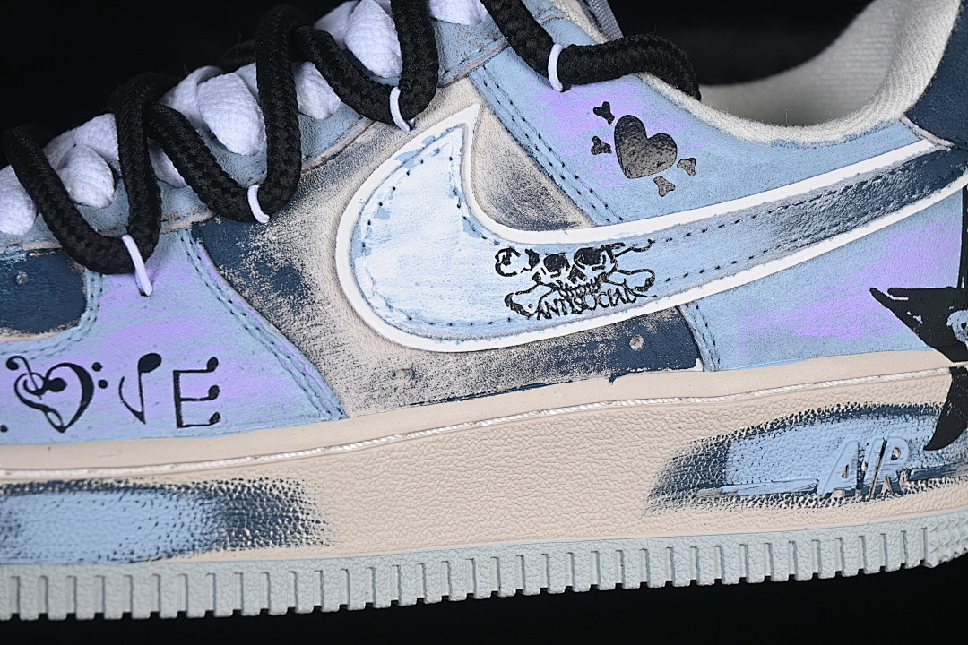Nike [ZB2121-120]-[AIR FORCE 1 07 LOW BLUE/PURPLE/GREY]-[WOMAN:36-39]-[MAN:40-45] - Image 8