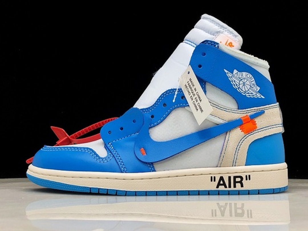 Off-White [AQ0818-148]-[OG AIR JORDAN 1 RETRO HIGH X OFF WHITE UNIVERSITY BLUE]-[MAN:40-47.5], photo 1