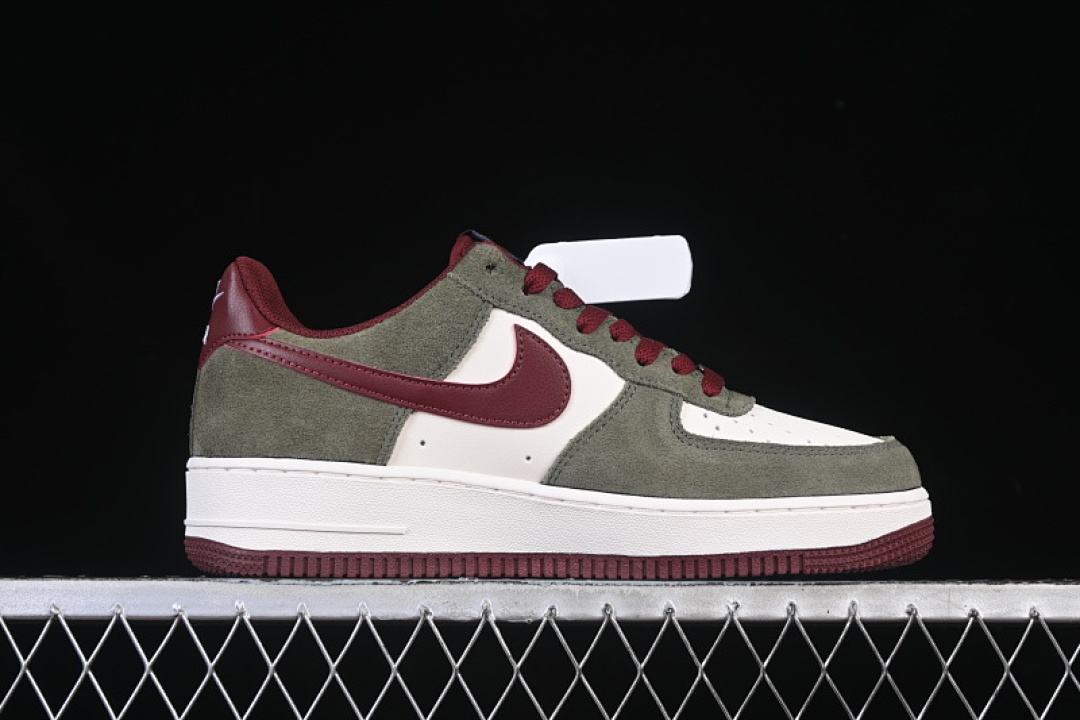 Nike [FQ8714-302]-[AIR FORCE 1 07 LOW WHITE/GREY/RED]-[WOMAN:36-39]-[MAN:40-45] - Image 16