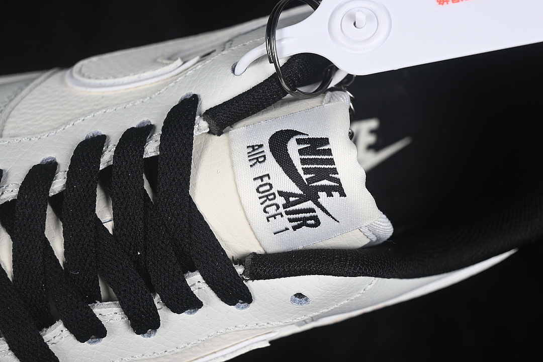 Nike [GS2288-012]-[AIR FORCE 1 07 LOW CASUAL SNEAKERS WHITE/BLACK]-[WOMAN:36-39]-[MAN:40-45] - Image 8