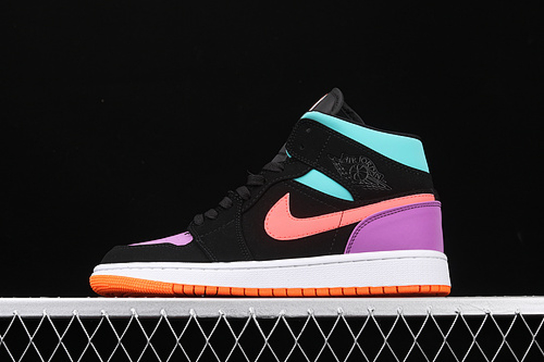 Jordan [554724-083]-[AIR JORDAN 1 HIGH MULTI-COLOR/BLACK]-[WOMAN:36-39]-[MAN:40-46], photo 1